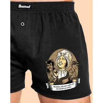 Trenýrky Bastard B14: Dorota Máchalová pánské trenky Black