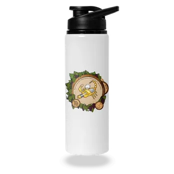 Láhev Bastard Vinný horoskop: Štír lahev na vodu White