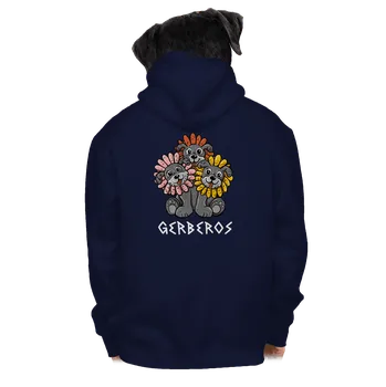 Pánská mikina Bastard Gerberos pánská mikina na zip Navy