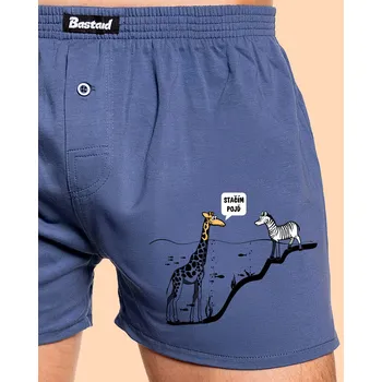 Trenýrky Bastard Stačím, pojď pánské trenky Blue