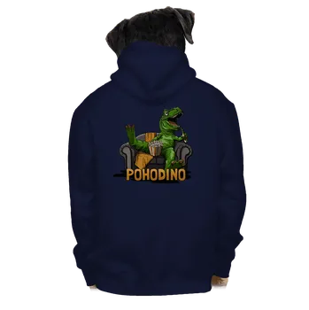 Pánská mikina Bastard Pohodino pánská mikina na zip Navy