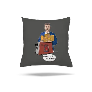 Polštář Bastard Toustovač a El polštář Gray Pol