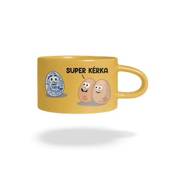 Bastard Super kérka hrnek makronka Yellow Macaron