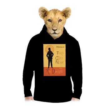 Chlapecká mikina Bastard Le Chat Noir dětská mikina klokanka Black