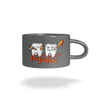 Bastard Povyražení hrnek makronka Grey Macaron