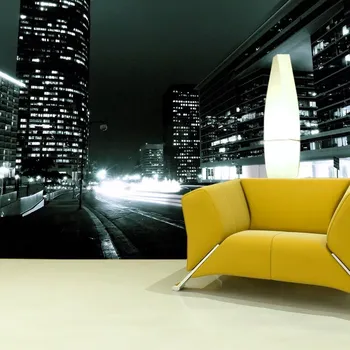 Tapeta Sablio Tapeta Noční ulice - 125x75 cm