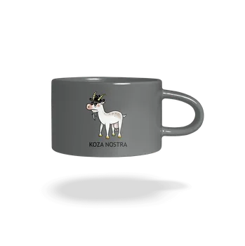 Bastard Koza nostra hrnek makronka Grey Macaron