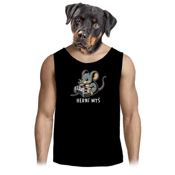 Pánské tílko Bastard Herní myš pánské tílko Black