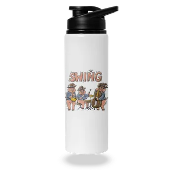 Láhev Bastard Swiňg lahev na vodu White