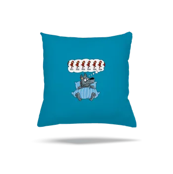 Polštář Bastard Vlčí nespavost polštář Blue Turquoise