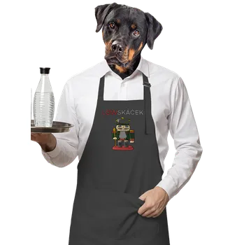 Kuchyňská zástěra Bastard Lowskáček zástěra Dark Grey