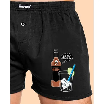 Trenýrky Bastard Rum a Cola pánské trenky Black