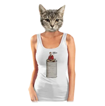 Bastard Konzerva dámské tílko klasické White