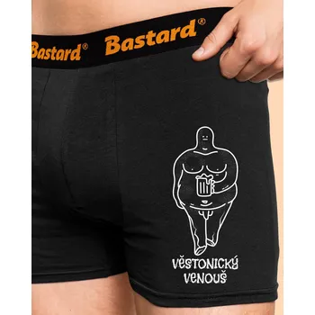 Trenýrky Bastard Věstonický Venouš boxerky Black