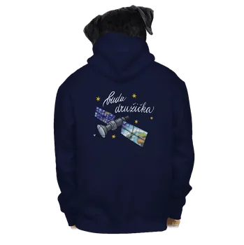 Pánská mikina Bastard Budu družička pánská mikina na zip Navy