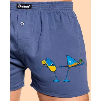 Trenýrky Bastard Drinky pánské trenky Blue