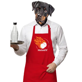 Kuchyňská zástěra Bastard Meteořiť zástěra Red