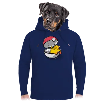 Pánská mikina Bastard Konec pokémona unisex mikina premium Navy