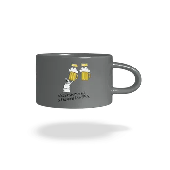 Bastard Řád zlatého píva hrnek makronka Grey Macaron