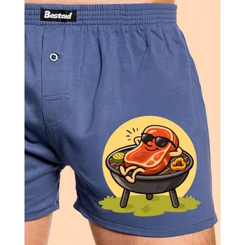 Trenýrky Bastard Letní flákárna pánské trenky Blue