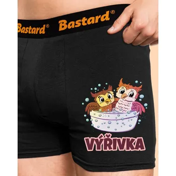 Trenýrky Bastard Výřivka boxerky Black