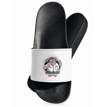 Pánské pantofle Bastard Alkoholič pantofle White