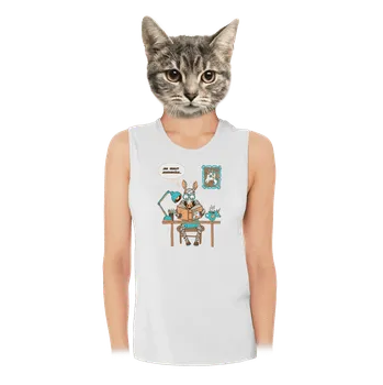 Bastard Jak sbalit jednorožce dámské tílko volné White