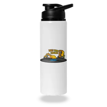 Láhev Bastard Dig the sound lahev na vodu White