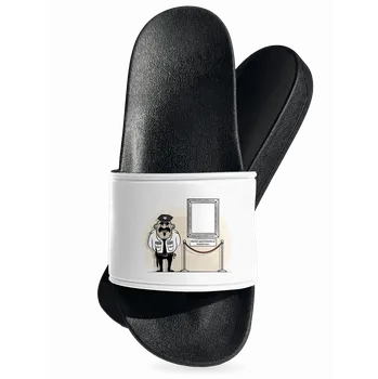 Pánské pantofle Bastard Portrét pantofle White