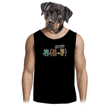 Pánské tílko Bastard Vytýkání před závorku pánské tílko Black