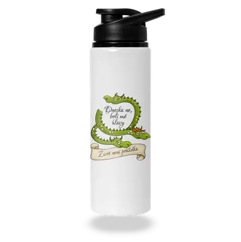 Láhev Bastard Bolí mě hlavy! – Život není pohádka lahev na vodu White