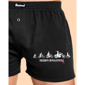 Trenýrky Bastard Bikers evolution pánské trenky Black