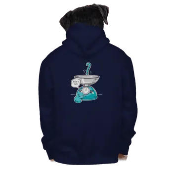 Pánská mikina Bastard Musím to zvážit pánská mikina na zip Navy