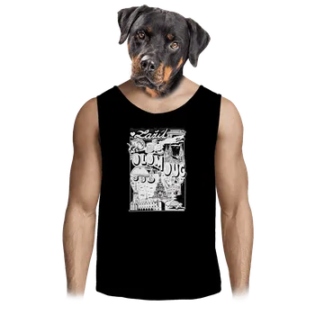 Pánské tílko Bastard B16: Zažít Olomouc pánské tílko Black