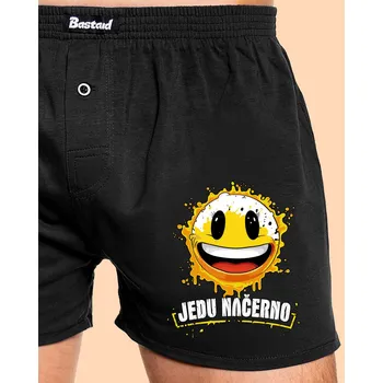 Trenýrky Bastard Jedu načerno pánské trenky Black