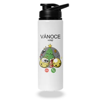 Láhev Bastard Vánoce volají lahev na vodu White