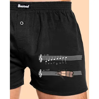 Trenýrky Bastard A - moll pánské trenky Black