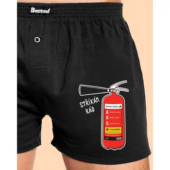 Trenýrky Bastard Stříkám rád pánské trenky Black