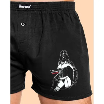 Trenýrky Bastard Mrs. Vader pánské trenky Black