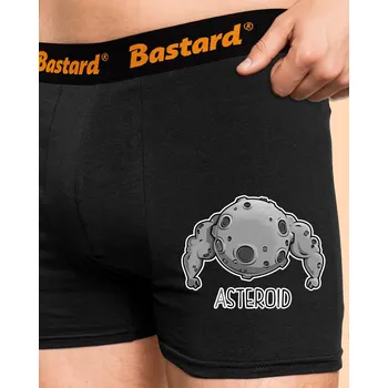 Trenýrky Bastard Asteroid boxerky Black