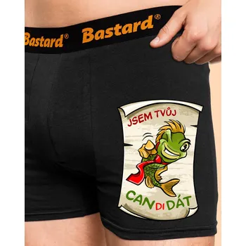 Trenýrky Bastard Candidát boxerky Black