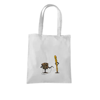 Nákupní taška Bastard Plug-in jack taška White