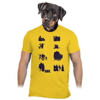 Pánské oblečení Bastard Rodinky pánské tričko Gold