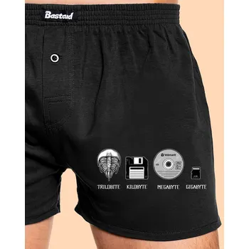 Trenýrky Bastard Trilobite pánské trenky Black