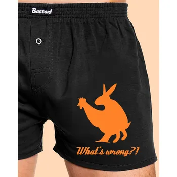 Trenýrky Bastard What's wrong pánské trenky Black