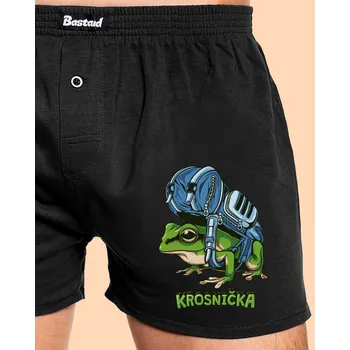 Trenýrky Bastard Krosnička pánské trenky Black