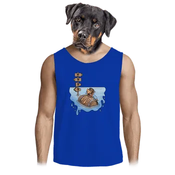 Pánské tílko Bastard Trosečník pánské tílko Royal Blue