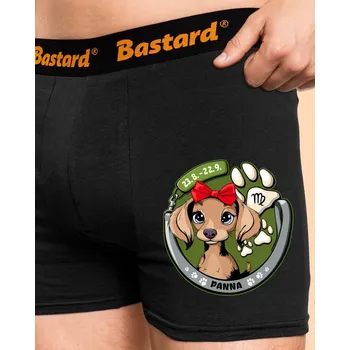 Trenýrky Bastard Psí horoskop: Panna boxerky Black