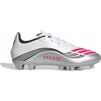 Kopačky Boty adidas F50 Messi Club FG/MG JP7443 bílé 45 1/3