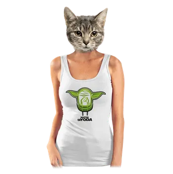 Bastard Mistr DiYoda dámské tílko klasické White